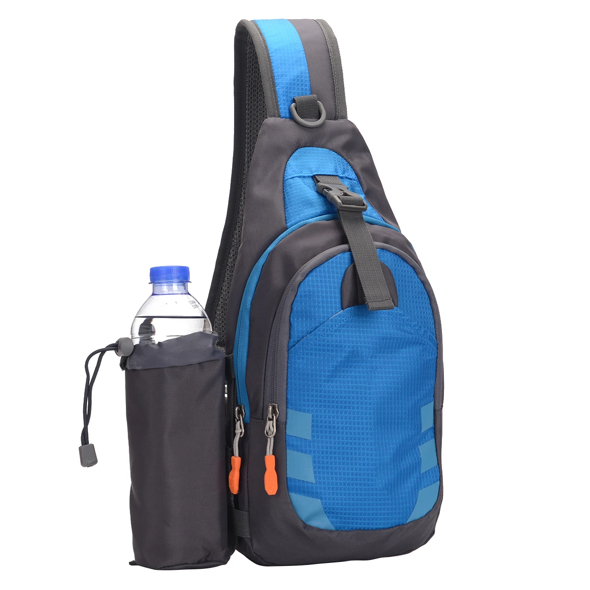 

Sling Shoulder Chest Bag Waterproof Sports Crossbody Bag with Detachable Water Bottle Holder Ideal for Hiking Travel Daily Use