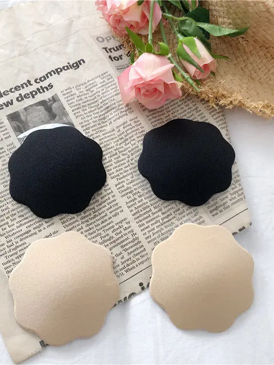 Invisible Silicone Nipple Covers Breathable Thickened Bra Inserts Anti Slip Wedding Dress Pads Women's Underwear Chest Pads