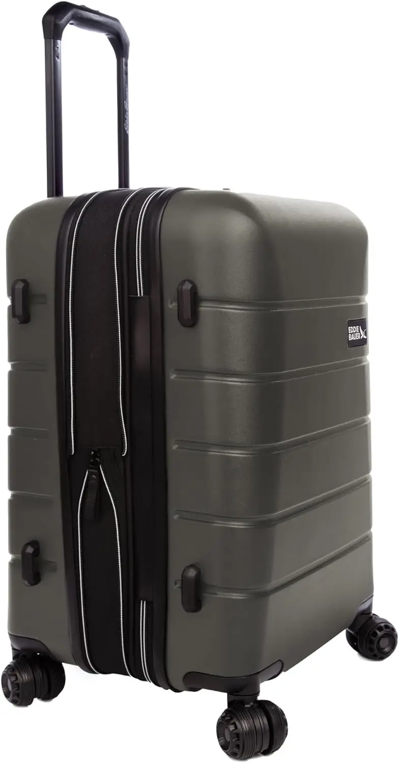 Bagagem Leve Expansível Glacier, Rodas Spinner, Viagem Essentials, Swing, 22 ", Carry-On, Hardside, Durável