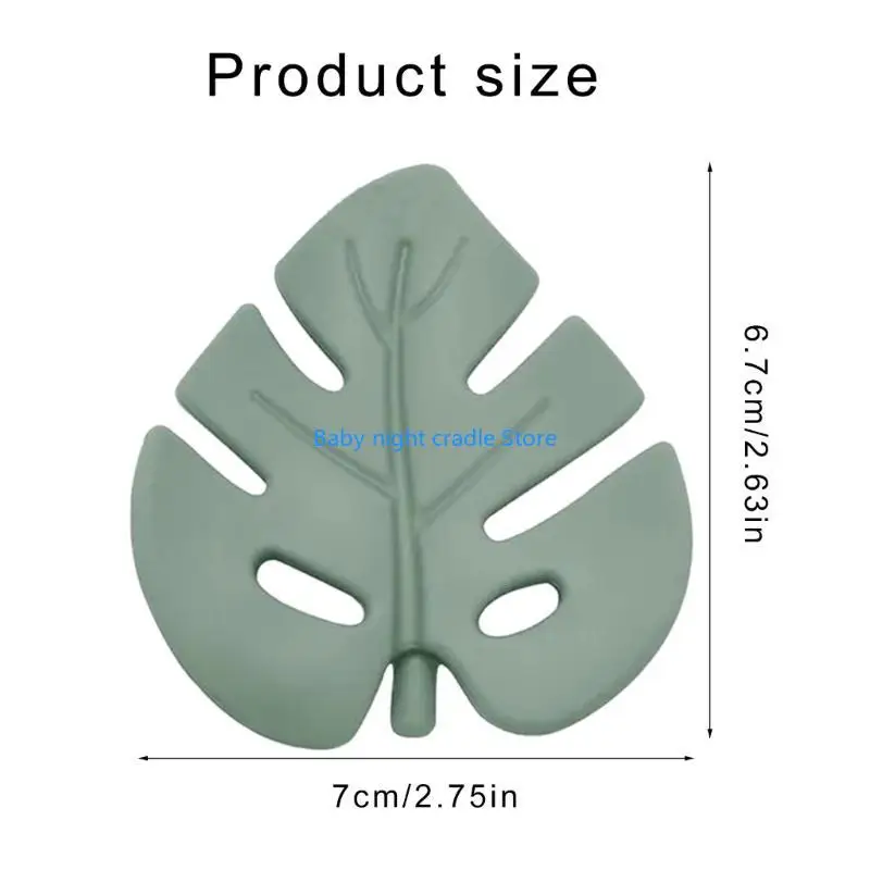 مجموعة J2FF مكونة من قطعتين من لعبة التسنين للطفل، لعبة تسنين من السيليكون للرضع، أداة آمنة وفعالة لتخفيف آلام الأسنان غير #6