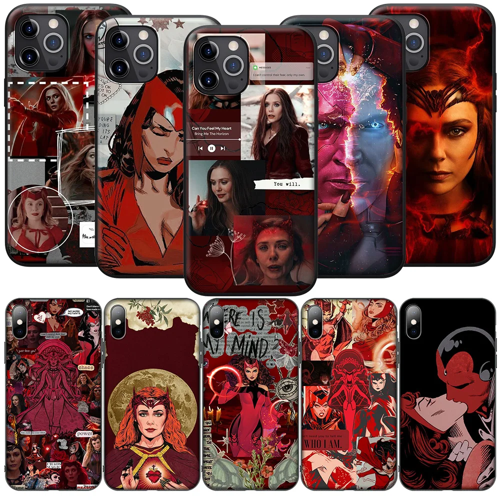 H-111 Marvel Scarlet Witch Case for Realme C20A C20 C21 C21Y C25 C25S C25Y C30 C31 C33 C11 C12 C15 Narzo 20 50i