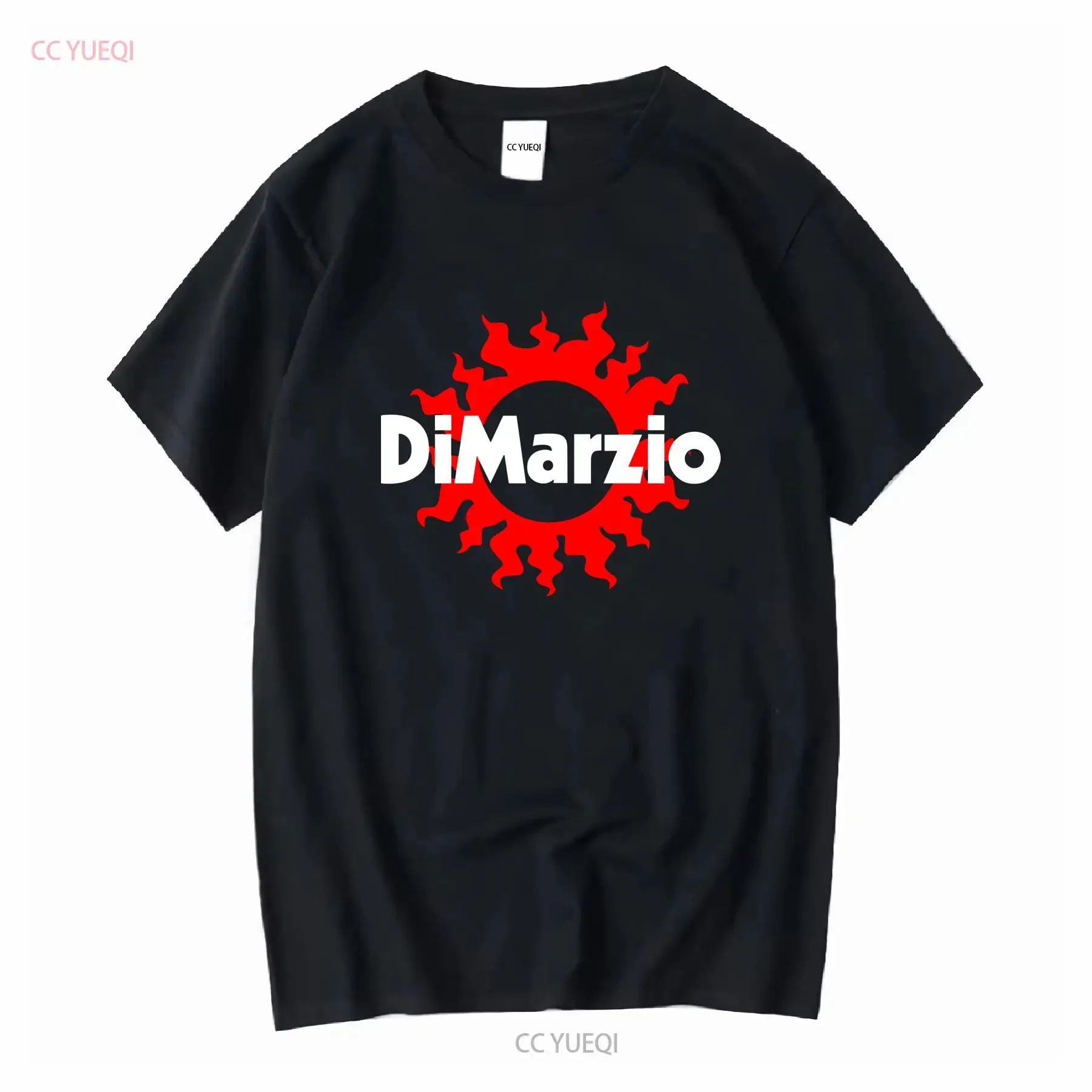 Nueva camiseta limitada de la empresa de guitarras eléctricas DiMarzio, camiseta lavada vintage de talla estadounidense para uso diario, ropa de diseñador suave para hombre