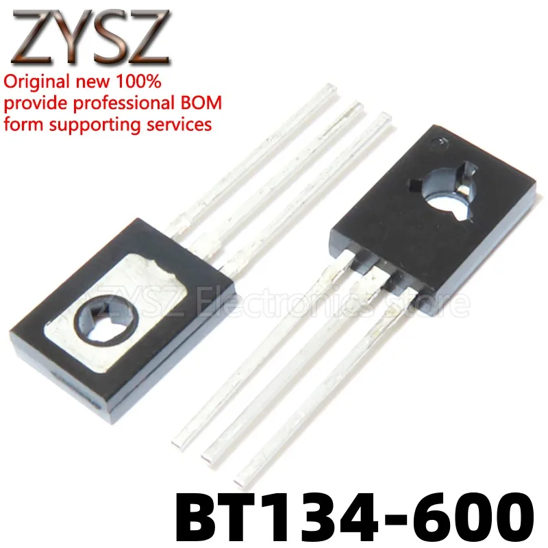 1PCS Bidirectional thyristor BT134-600E in-line TO-126 4A600V BT134-600D