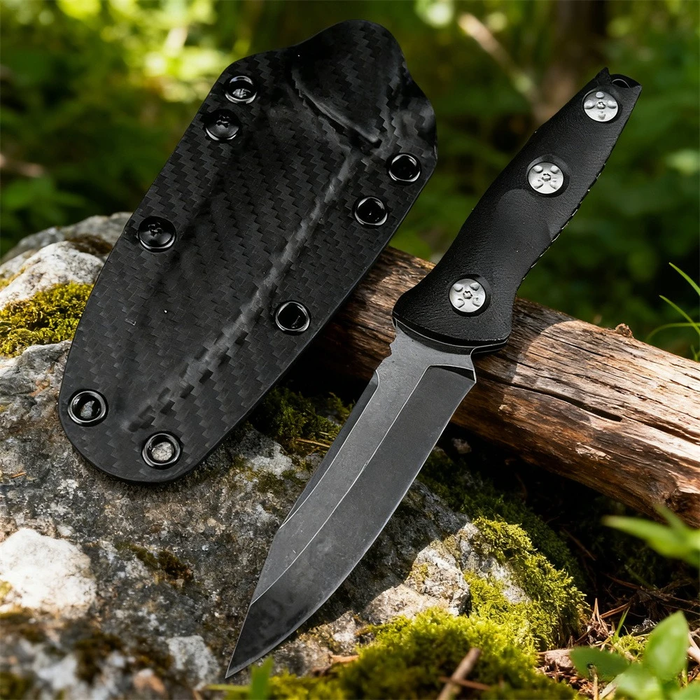 

113 High-Quality Tactical Knife Fixed Blade 7Cr13MoV Steel Outdoor Hunting & Camping Tool Includes Sheath Men's Gift EDC Tools