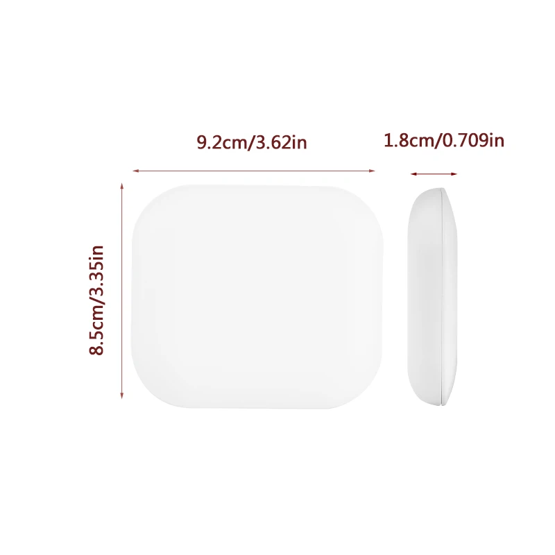 Espelho de viagem dobrável portátil com luz LED, espelho cosmético compacto, espelho de ampliação 10x, 2 lados, beleza, espelho redondo