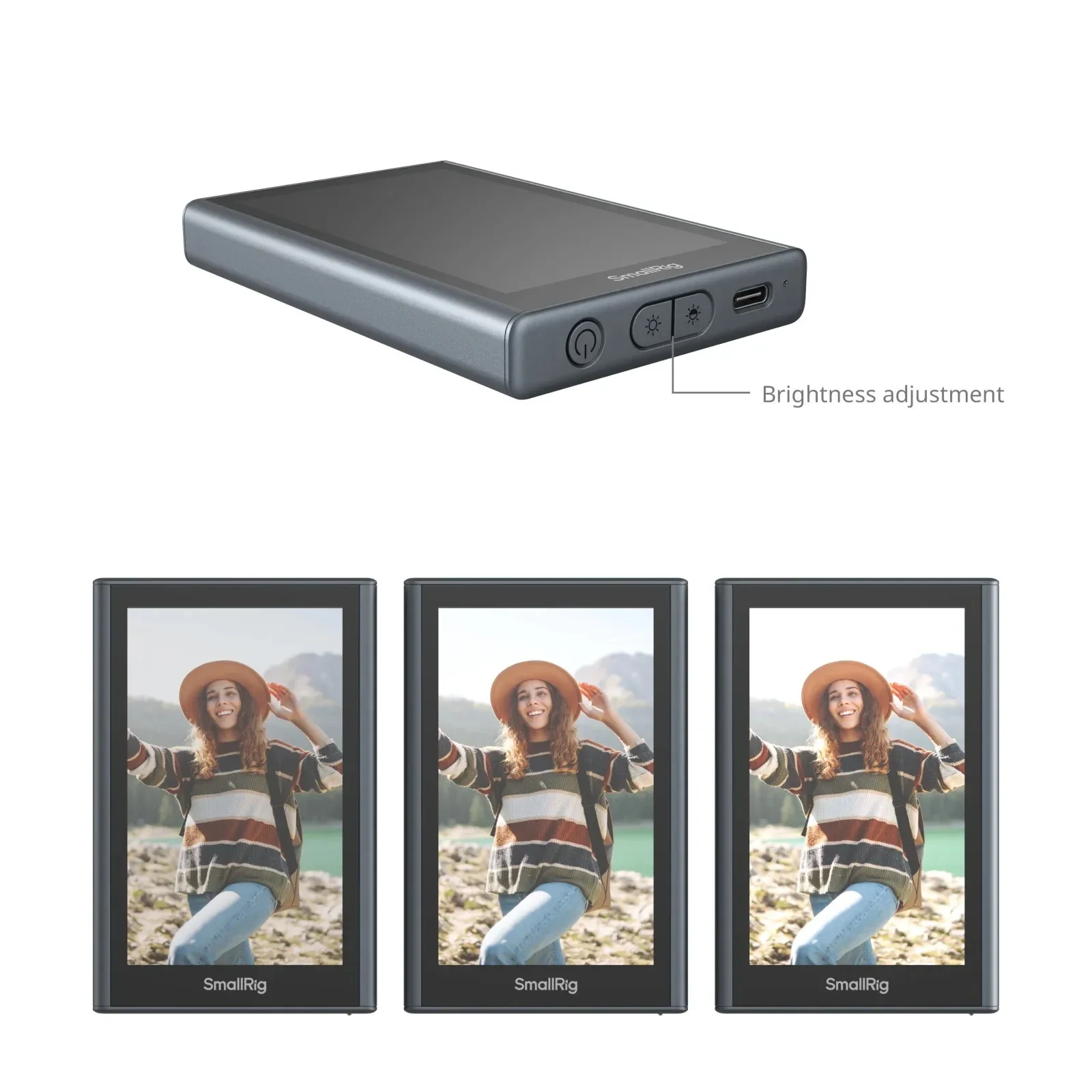 Wireless 4K Video Monitor for Phone With Magsafe Build in 1500 mAh Battery Compatible with Android & IOS