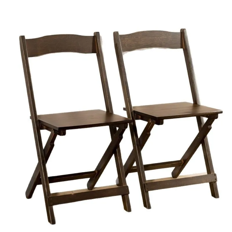 

Chair Household Solid Wood Portable Outdoor
