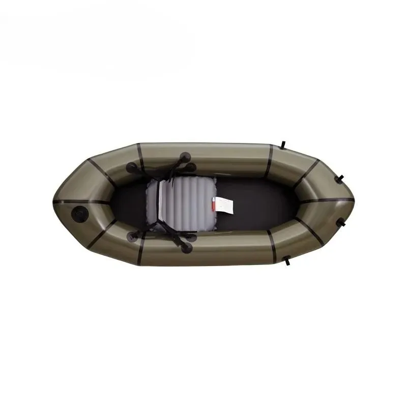 Single Ultra Light Mino Portable Inflatable Kayak Backpacking Boat Hiking Equipment