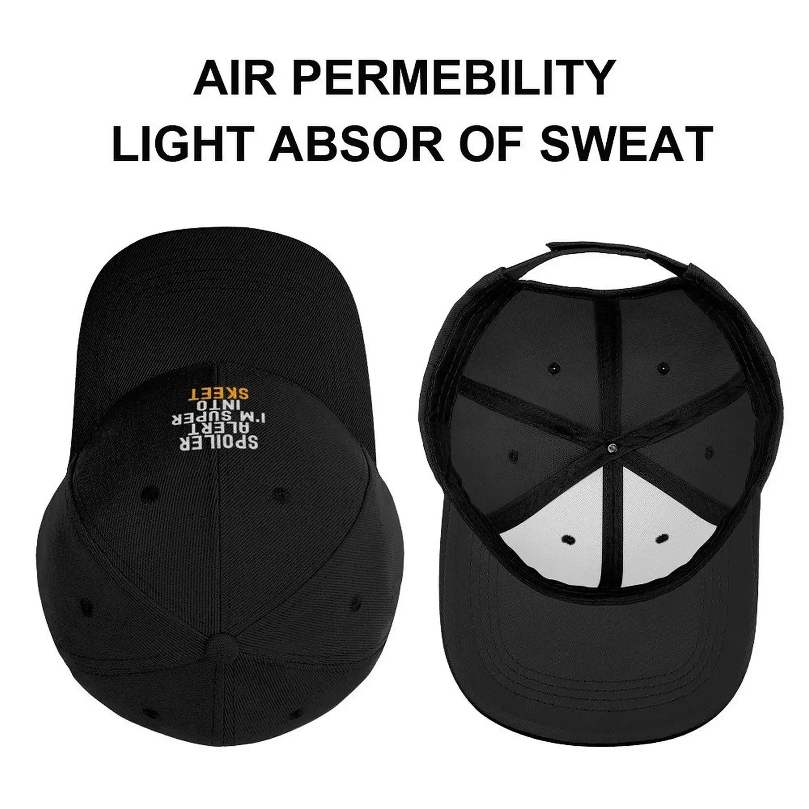 Funny Spoiler Alert I'm Super Into Skeet Baseball Cap fashionable hiking hat Sunhat Golf Cap Women Men's