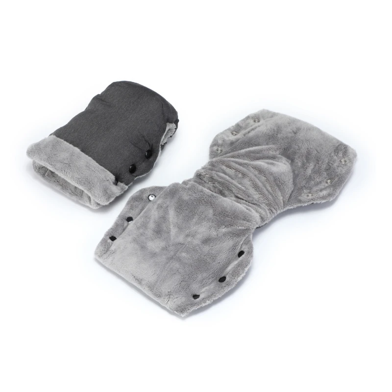 1 Pair Windproof Hand Muff for Pram Winter Warm Stroller Gloves Waterproof Mittens Outdoor Strollers Hand Warmer D5QA