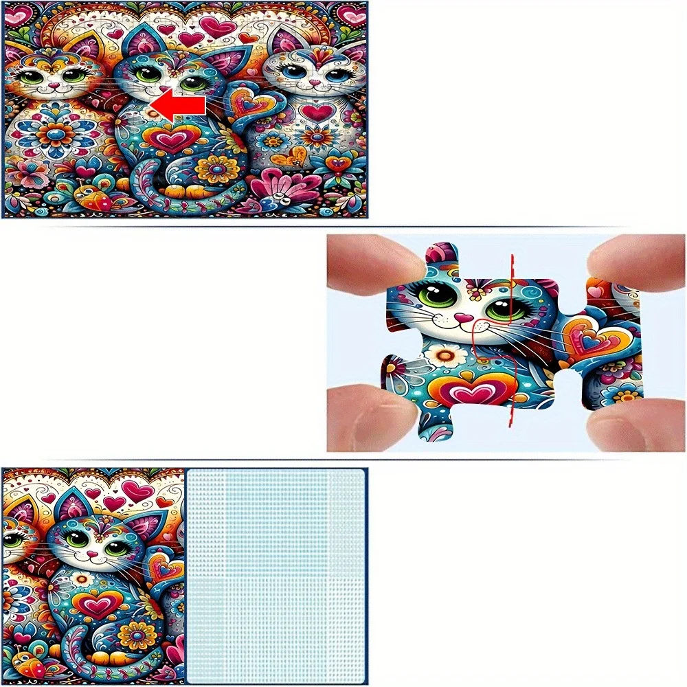 500/1000 قطعة لغز للكبار، جودة عالية، لعبة عائلية ممتعة ومريحة، مثالية لأعياد الميلاد وعيد الميلاد والهالوين والهدايا، الأفضل