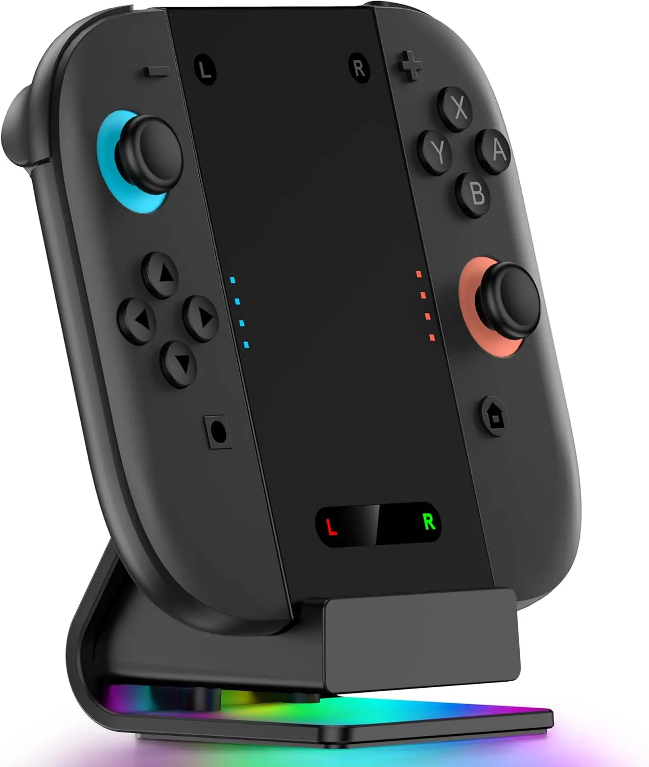 

BEBONCOOL Charging Grip Stand for Switch 2 Joycon 2 Controller Charger for Switch 2 Charger Station Dock w Dynamic Light