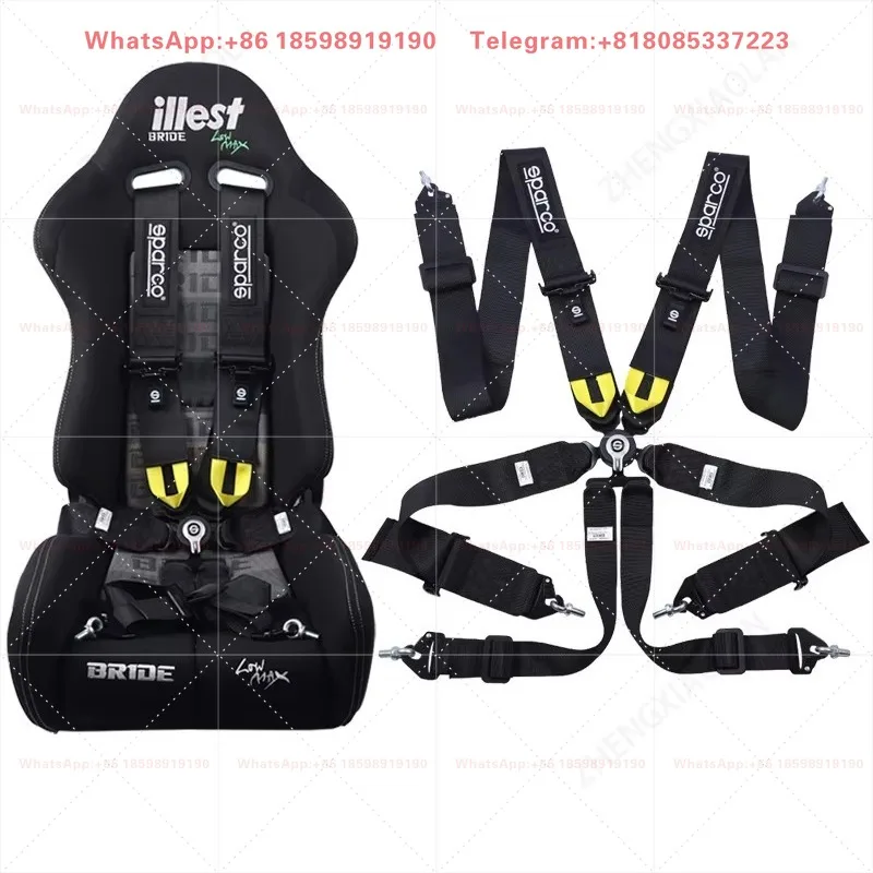 SPARCO 3 Inch Racing Harness, Quick Release 4/5/6 Point Car Modify Seat Belt, Brand New Original, In Stock