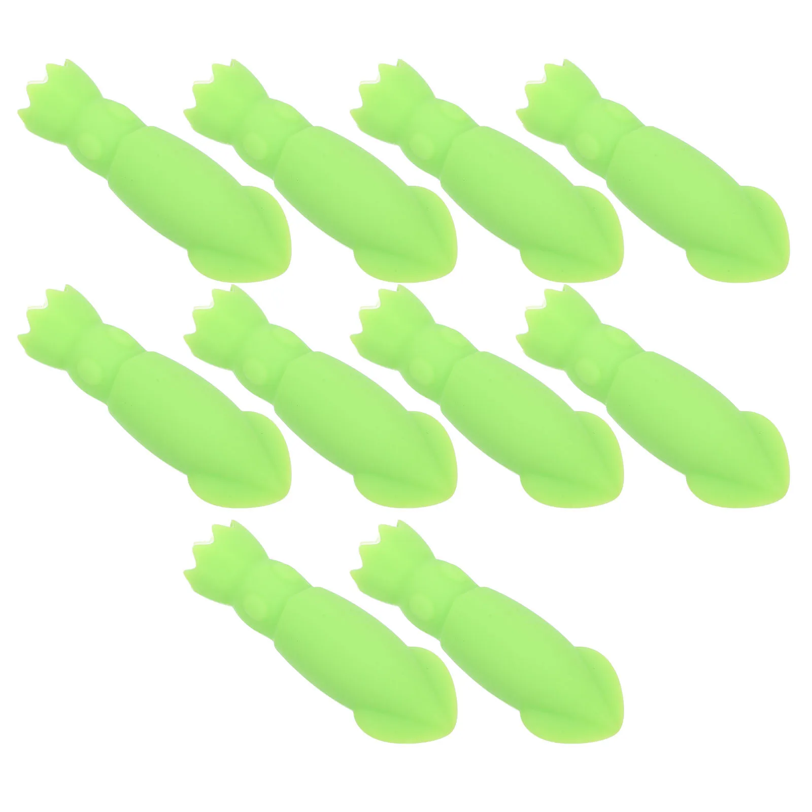 

10Pcs Chew Pencil Caps Silicone Squid Shape Sensory Oral Motor Chewing Pen Tip Protector Pencil Topper Classroom Focus