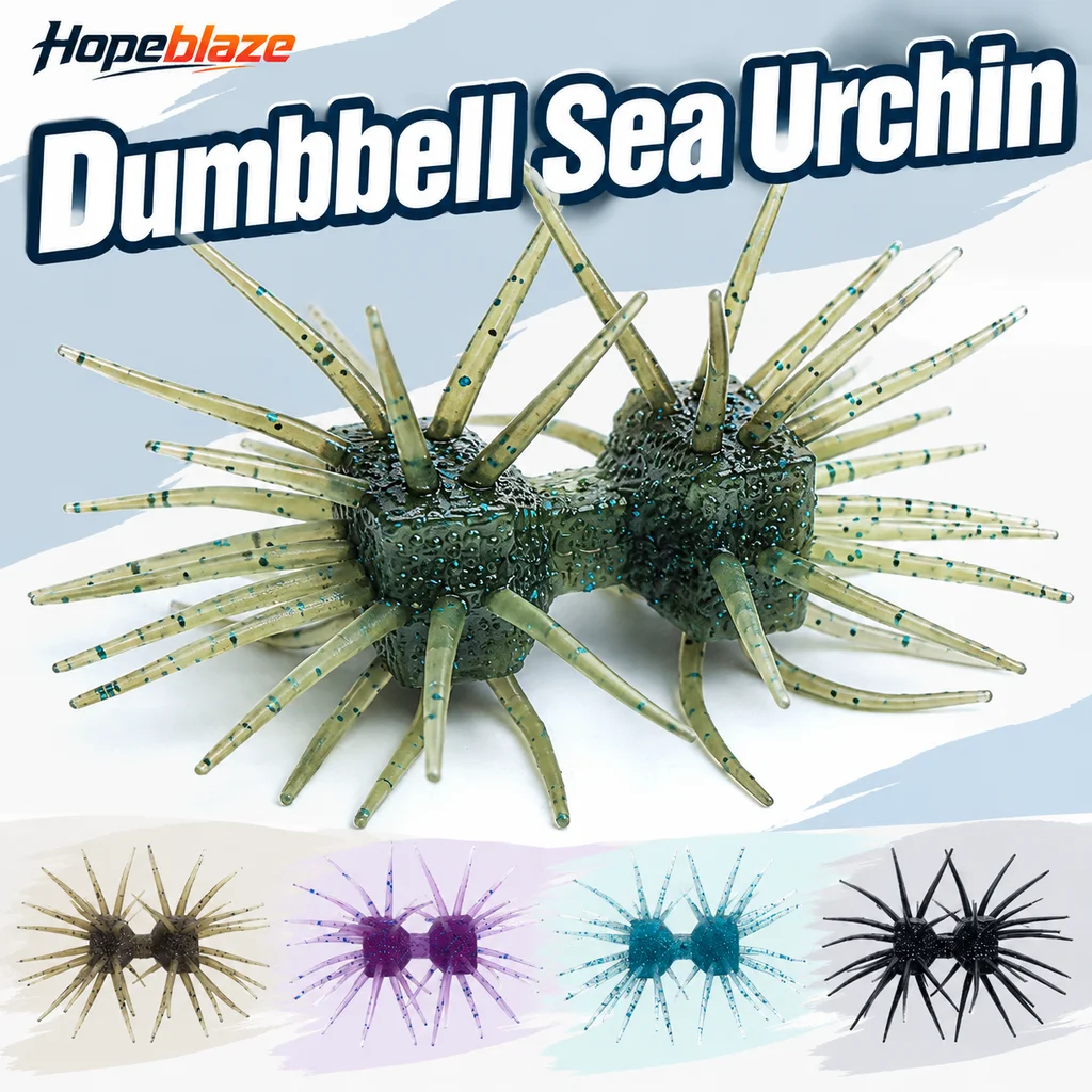 Fishing Lure Spinnerbait - Hopeblaze Esca Elastomerica a Forma di