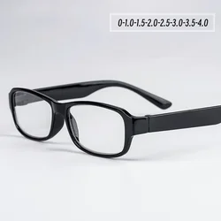 New Luxury Anti-blue Light Myopia Glasses Women&Men Nearsighted Reading Eyeglasses Short-sight with Minus Diopters 0 To -4.0