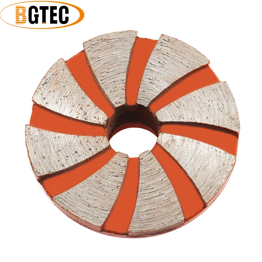 BGTEC 1pc ruota di pulizia inferiore diamantata Dia35mm/48mm/58mm strumenti per mola lucidatura Pebble Stone granito vaso di fiori in ceramica