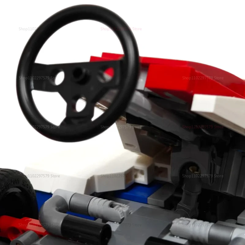 2025 جديد 1972 قطعة سباق السيارات اللبنات مجموعة التعليمية لتقوم بها بنفسك لعبة الطوب للأطفال الكبار عيد ميلاد هدية الكريسماس والديكور