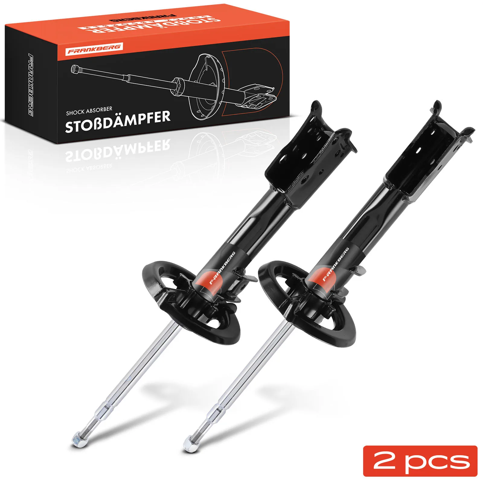 Frankberg 2x Stoßdämpfer Vorderachse für Mercedes-Benz A-Klasse W168 1997-2004 1683203413 333614 1683200230 1683203513 G16277