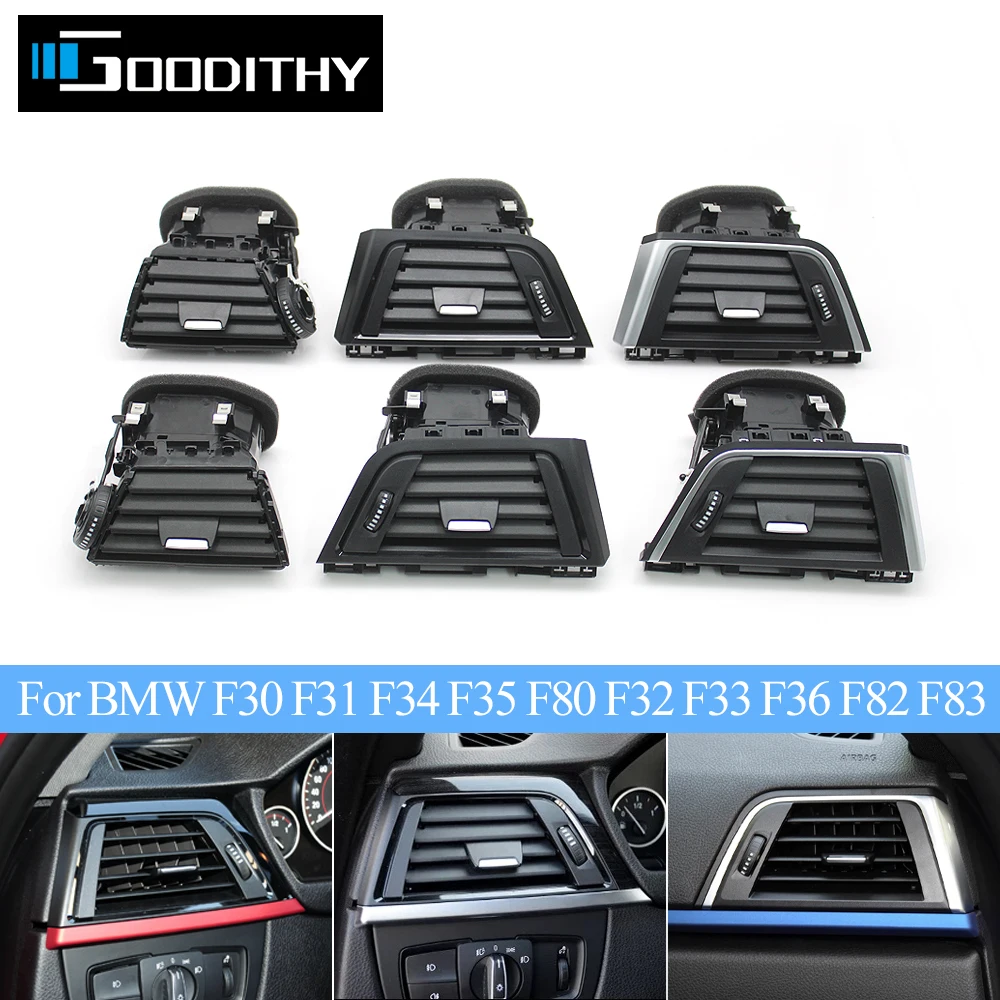 LHD RHD Front Left Right Ac Vent Backseat AC Vent Outlet Grille Assembly For BMW 3 4 Series F30 F31 F34 F35 F32 F33 F36 F82 F83
