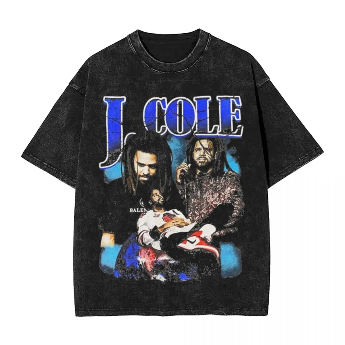 Men's J Cole Rap Hiphop T Shirts Clothes Summer Vintage Short-Sleeve T Shirt O Neck Fashion Casual Tee Shirt Hot Sale