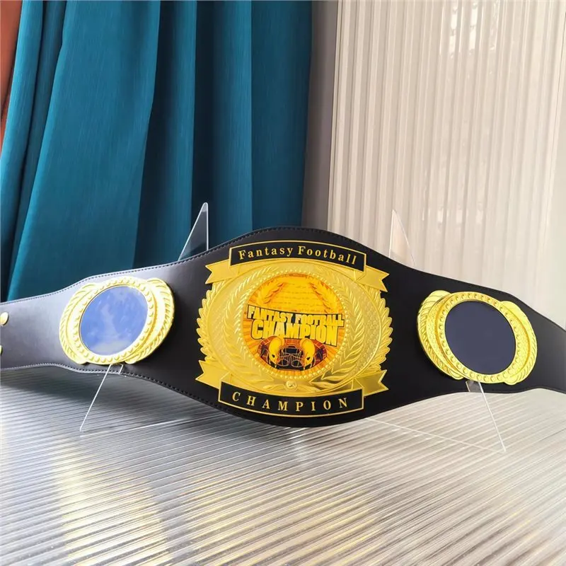 Premium-Acrylic Award Holder Base Belt Display Stand For Heavy Duty Wrestling& Football Trophies, No Assembly Required