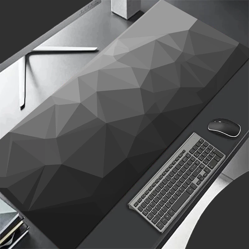 Black And White Gamer Mouse Pad Gaming Mousepad Speed Desk Mat Laptop Gaming Mats XL Office Computer Accessories Long Table Pads