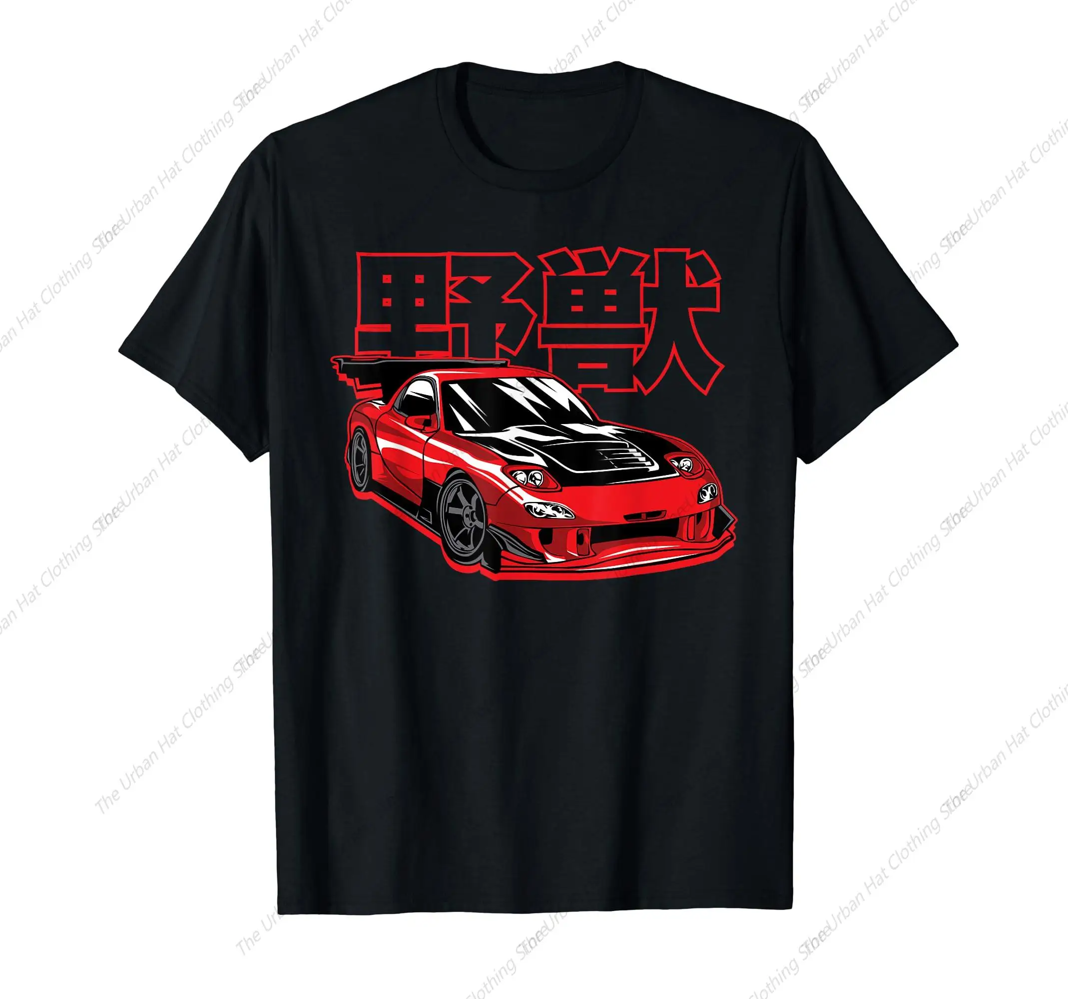 JDM Tokyo Japan Drift Race Car Tuning Retro Vintage Graphic T-Shirt Fashion Cotton Tshirt Cool O-Neck Short Sleeve Man Clothing