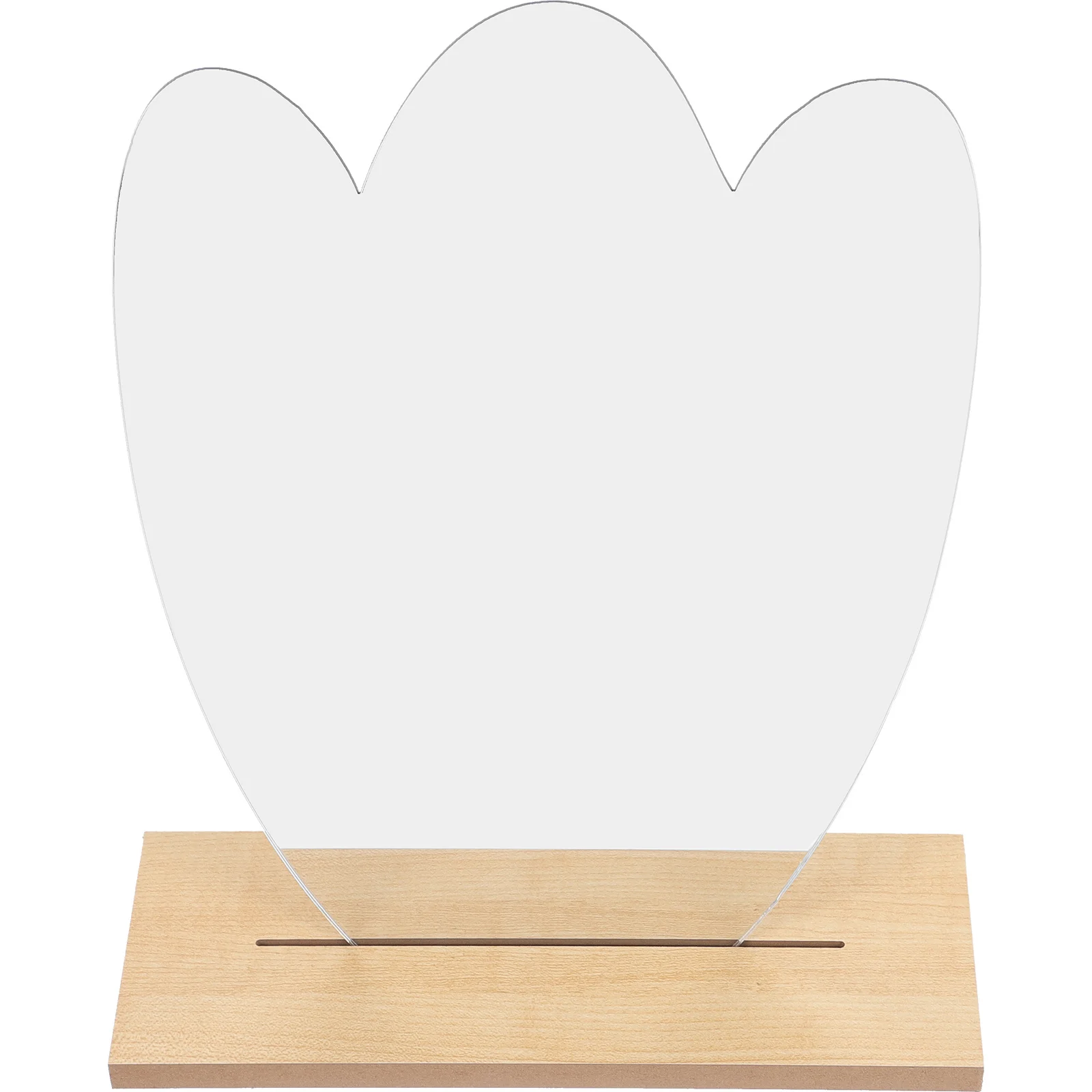 Espelho de mesa irregular estético bonito espelho de mesa de maquiagem com suporte para uso de escritório em casa espelhos de mesa para o quarto