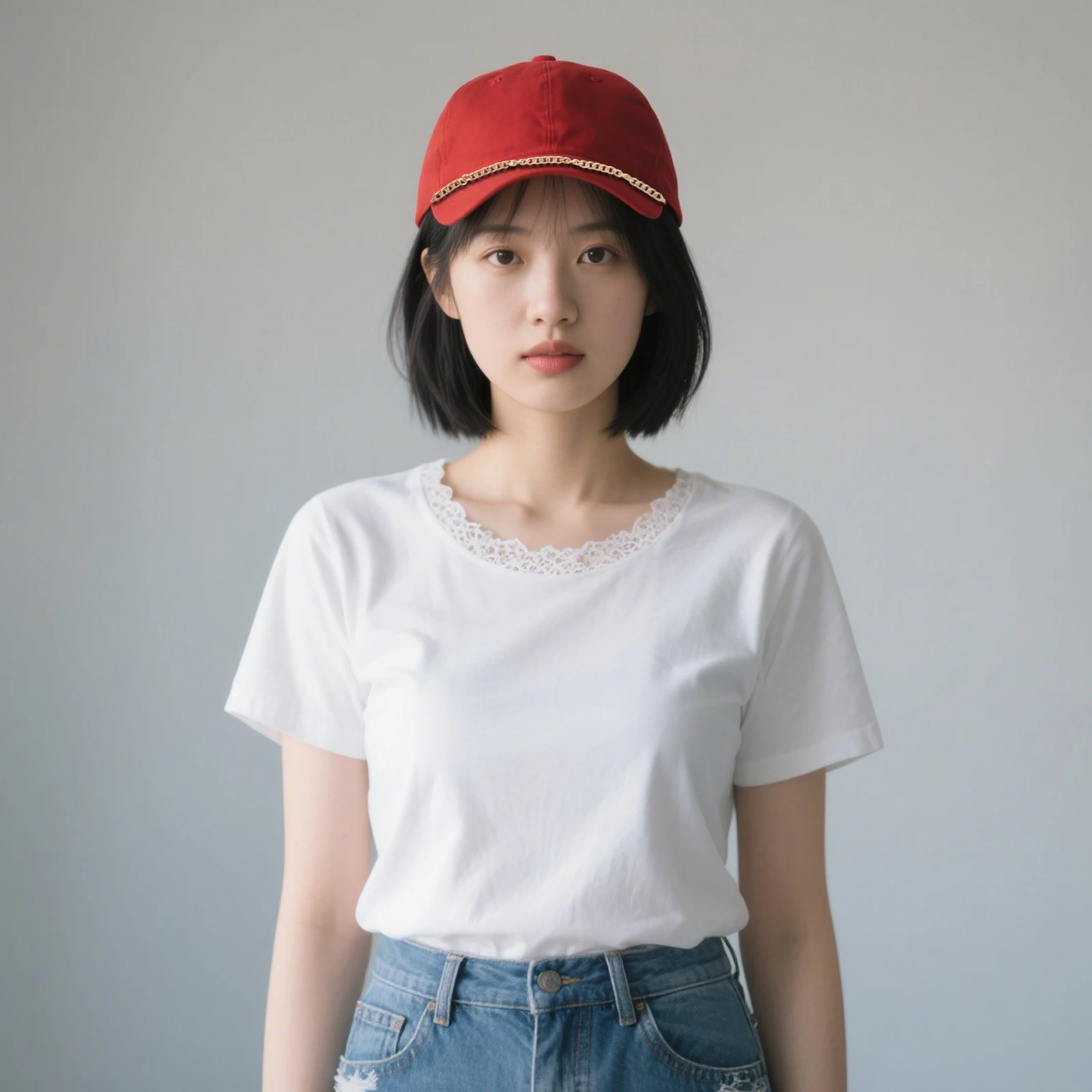 4 قطعة سلاسل قبعة خمر نمط انفصال قبعة سائق الشاحنة سحر قبعة بيسبول اكسسوارات الصيف موضة بيان بنطلون سلاسل