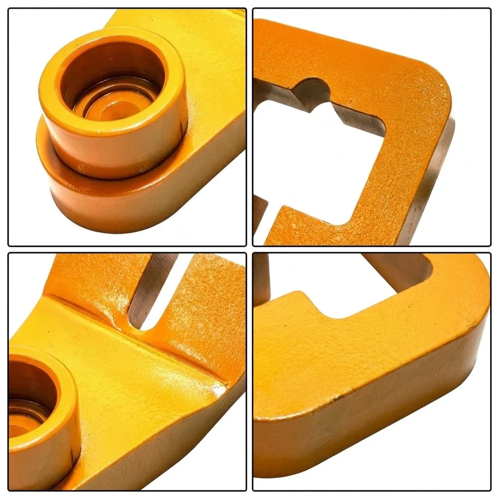 Fence Post Driving Tool Made of High Manganese Steel with Hooked End to Prevent Slippage When Using Hammer or Drill