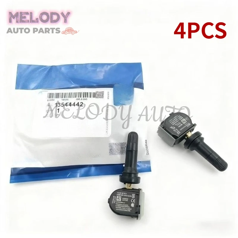 

4 шт. 13544442 13522629 13540602 Датчик давления в шинах TPMS 433 МГц для Chevrolet Malibu Opel Ampera E Antara (L-A) Cadillac CT6