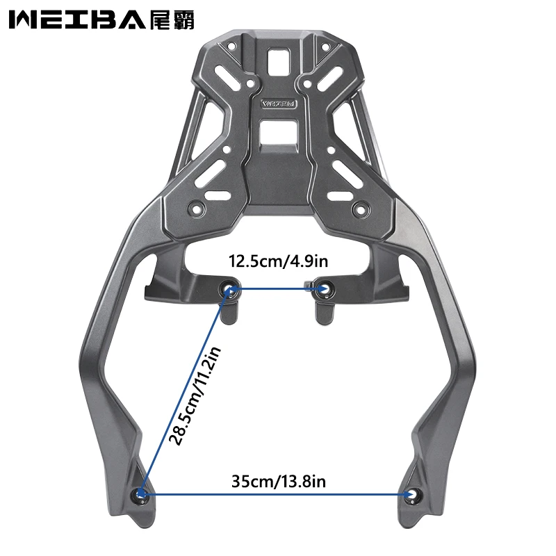 Motorfiets Achterbagagerek voor HONDA XADV750 FORZA 750 NSS750 2017-2020 2021-2025, Opbergdoos Ondersteuning, WEIBA Cargo Bagagerek