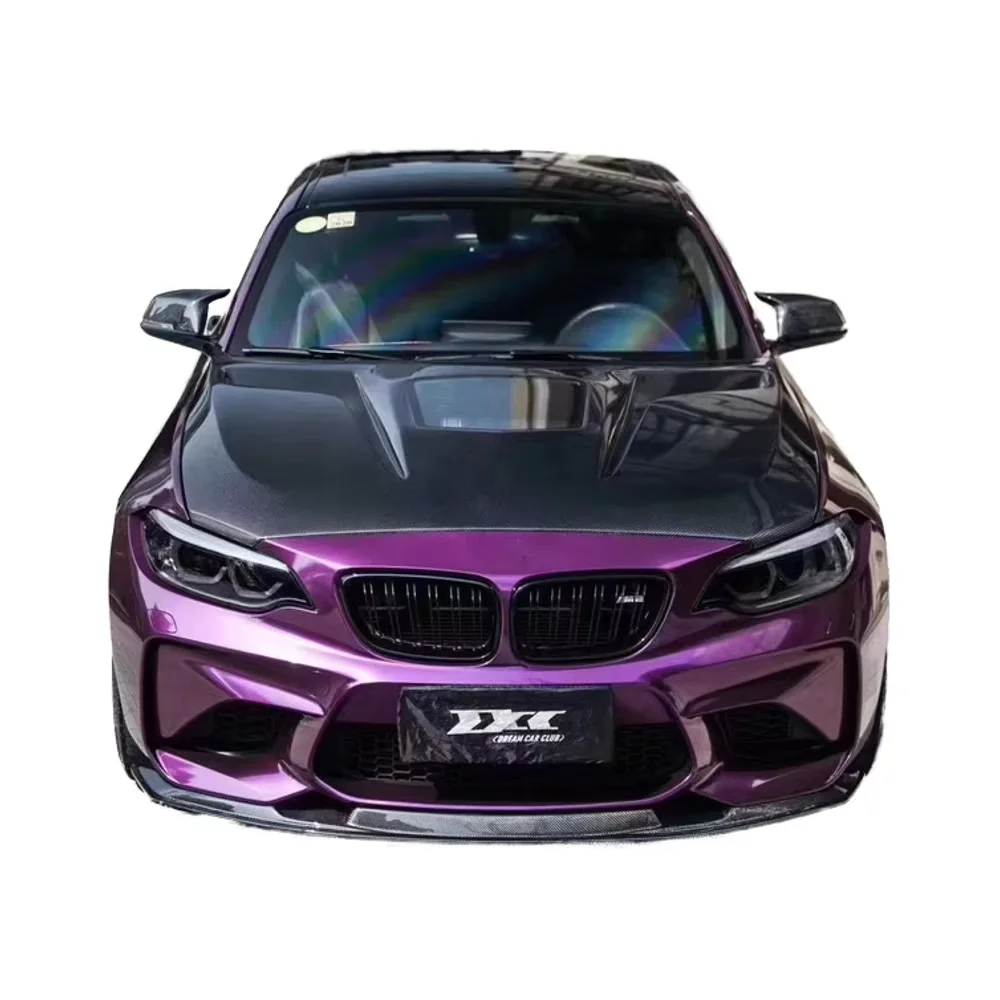 

FOR BMW M2 Body Kit for BMW M2 Upgraded IMP Style Carbon Fiber Hood Bumper