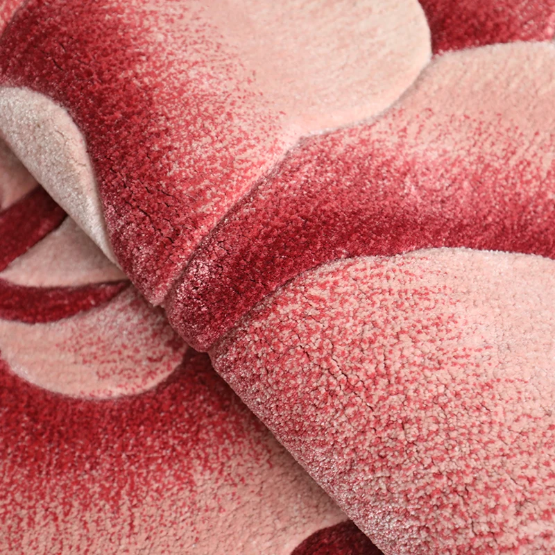 Tencel Teppich Blume Maßgeschneiderter Bodenteppich