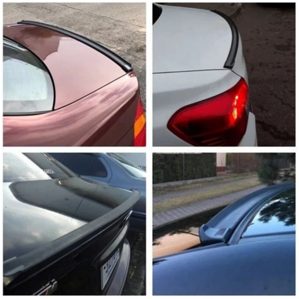 Spoiler universale per tetto 1.5M Car-Styling 5D Spoiler posteriore in gomma di carbonio PU brasatura Spoiler Refit fai da te adatto a tutti i tipi di auto