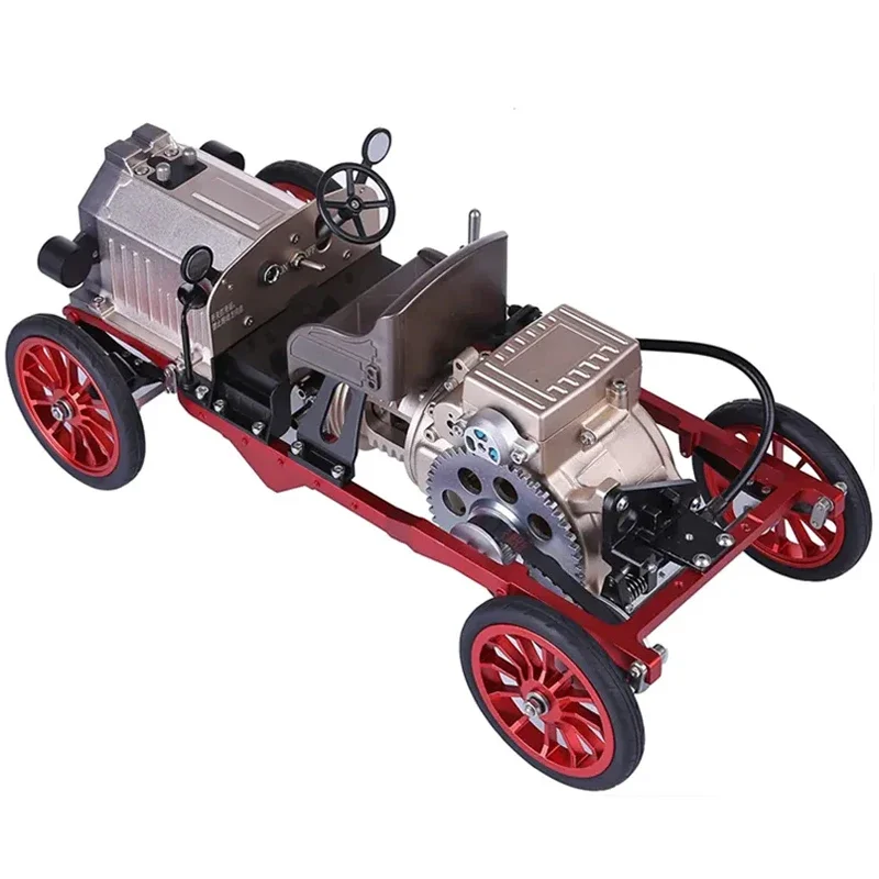 Single Cylinder Prefabricated Car Model Electric Metal Constructor Motor Assembly Adult Toy DIY Advanced RC Classic Model Kit