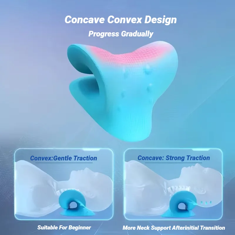 Neck Shoulder Stretcher Relaxe - Neck Traction Pillow ulasan dan harga