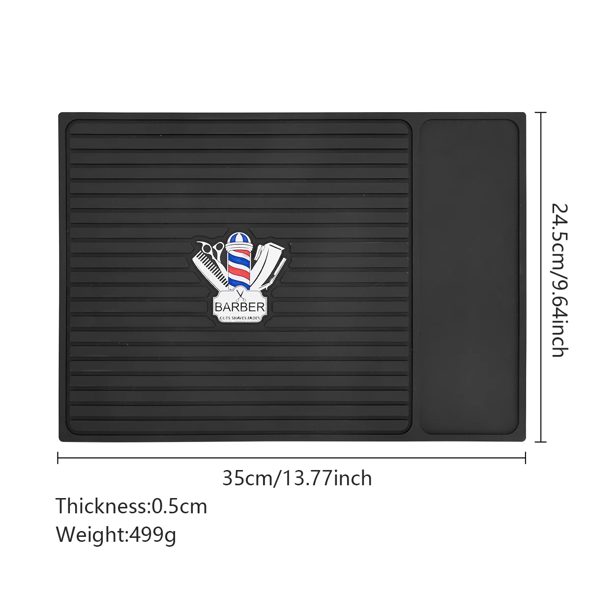 Anti Slip Barber Station Pad for Scissors and Combs