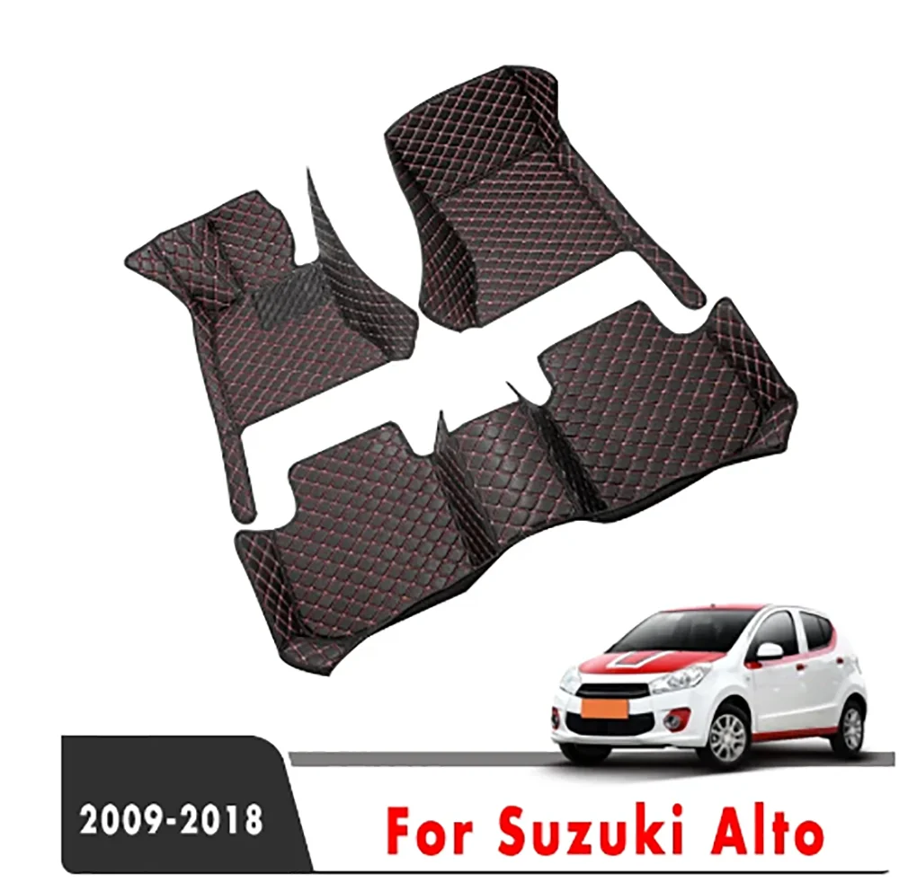 Custom For Suzuki Alto 2018 2017 2016 2015 2014 2013 2012 2011 2010 2009 Auto Foot Pads Automobile Carpets Cover Car Floor Mats