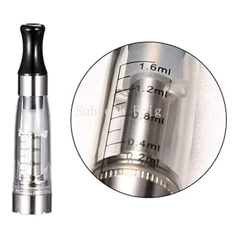 5 pçs/lote CE5 Atomizadores Clearomizer Tanque 1.6ml Capacidade Atomizador CE4 H2S MT3 para eGo-T eGo-C EVOD UGO Vape Bateria E Cigarros