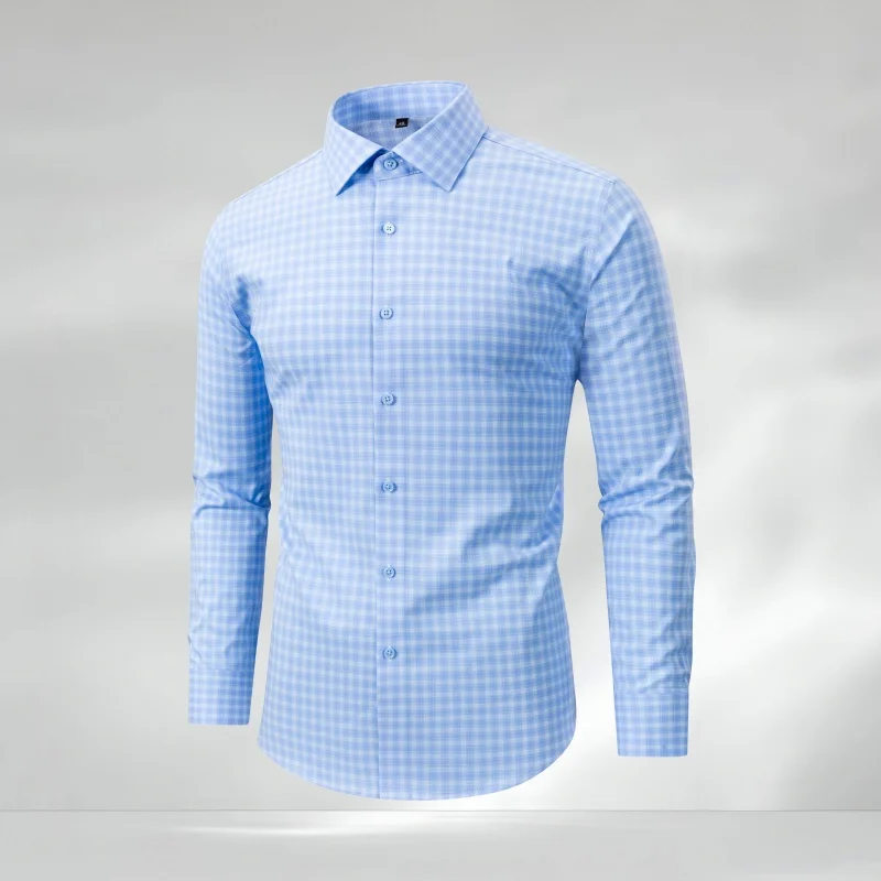 

The new men's long-sleeved shirt features high-quality modal shirt fabric, offering stylish, casual and comfortable wear for men