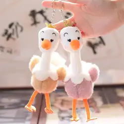 Llavero de peluche Avestruz de dibujos animados – Colgante