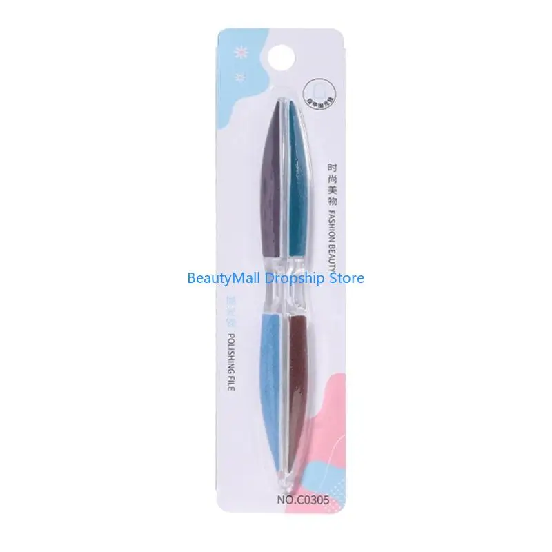 40JD Professional File and Buffer 6 Sided Design for Shaping Buffing and Polishing Nails Essential Art Beauty Tool
