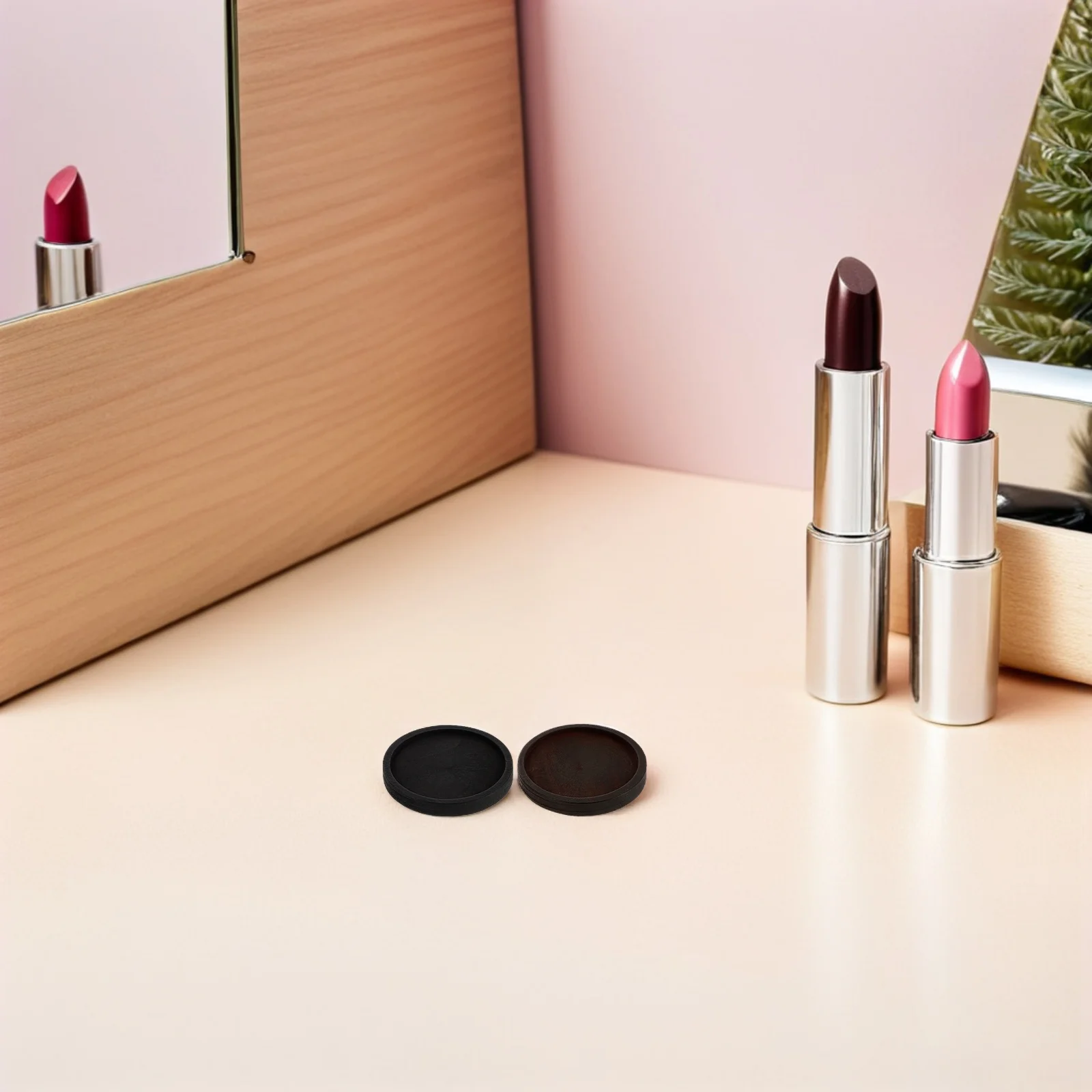 

Деревянный поднос в стиле ретро, круглое блюдо, декоративные украшения, кукольный домик, сервировочные подносы, винтажные деревянные подносы