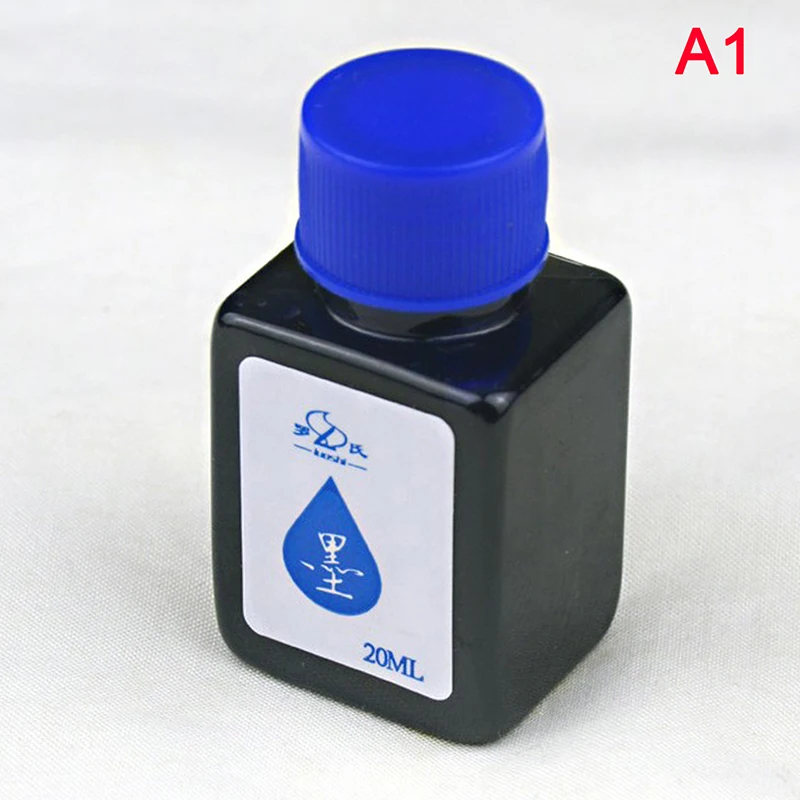 Tinta de pluma estilográfica para rellenar tintas, aceite de Graffiti seco al instante permanente para rotuladores, papelería, escuela, suministros de oficina, 20ml