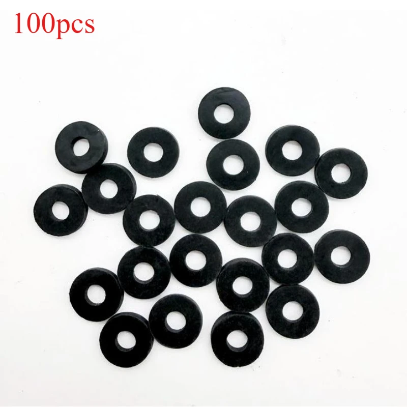 100pcs Tire Pressure Gauge Rubber Gasket O-Ring Punch Air Filling Head Gasket