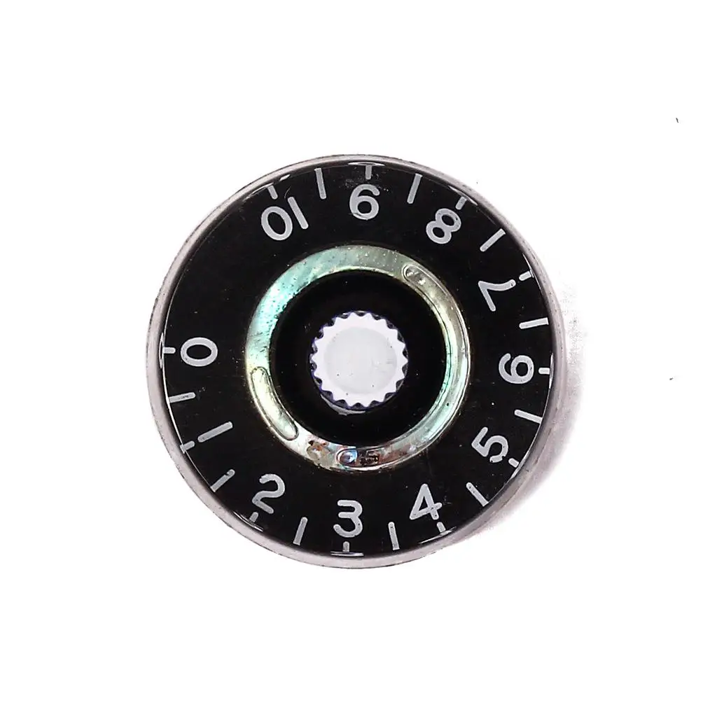 4pcs Black & Shell Design Speed Knobs for Guitar Parts #1