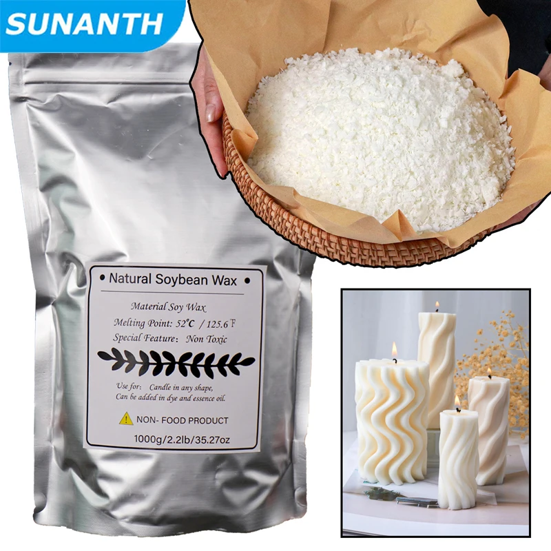 2026 500g/1kg Natural Soy Wax  - Candle Supplies Bulk 评论和价格