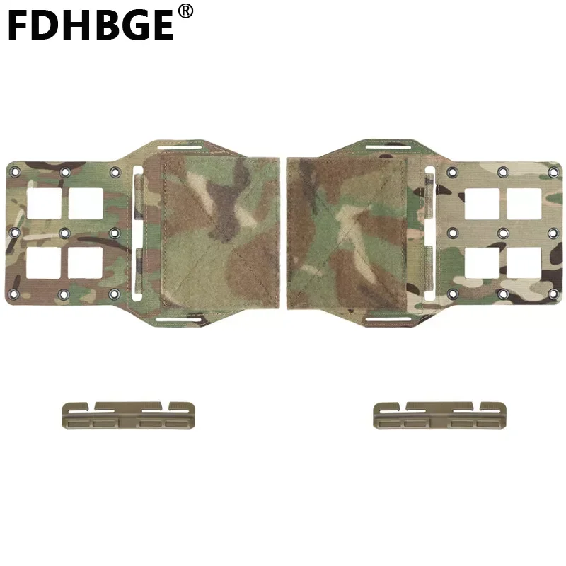 FDHBGE Tactical MOLLE Expansion 2pcs Vest Gear Outdoor Shooting Wargame Hunting Protective Training System Paintball Accessories